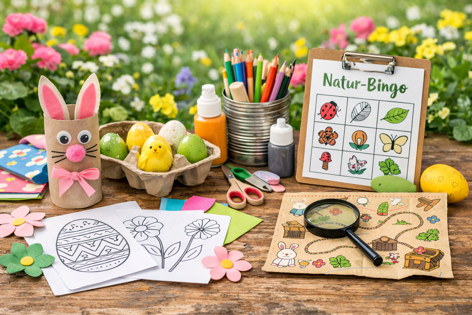 Im März wird es frühlingshaft auf dem Bastelblog